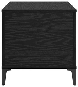 vidaXL Dohányzóasztal Fekete tölgy 60 x 44,5 x 45 cm Faanyag