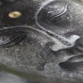 Kép - Buddha szobor II. (órával) (90x30 cm)