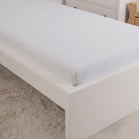 4Home Mako jersey lepedő fehér, 90 x 200 cm
