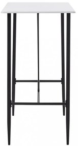 fehér MDF bárasztal 120 x 60 x 110 cm