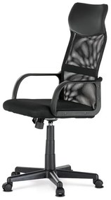 Fekete Hálós Irodai Szék, Hinta Mechanikával. KA-L601 BK