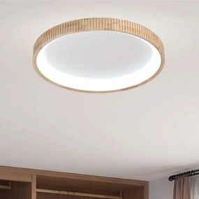 Brilagi - LED mennyezeti lámpatest FALCON WOOD MODERN LED/60W/230V átm. 80 cm, fa
