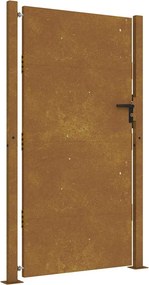 vidaXL Corten acél kerti kapu 100x200 cm