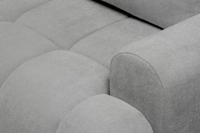 Lutario kanapé ágyneműfunkcióval - szürke Venice 2023 vízlepergető szövet