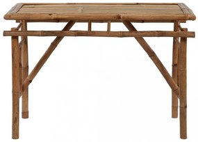 összecsukható bambusz kerti asztal 115x50x75 cm