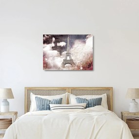 Kép - Eiffel-torony, Párizs, Franciaország (üvegen) (70x50 cm)
