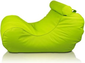 Babzsák nyugágy XL öko-bőr TiaHome - Lime