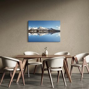 A hegyek képe és a tükröződés (90x60 cm)