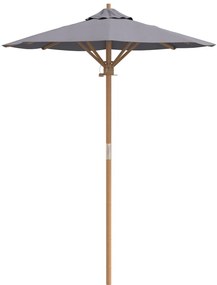 Kerti Napernyő Sötétszürke 150x210 cm Bambusz