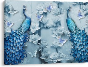 Pávák képe (70x50 cm)