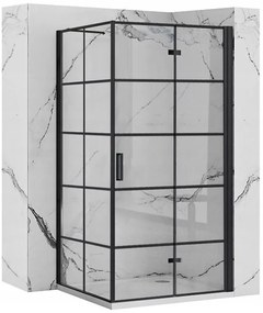 Zuhanykabin Rea Molier Black 110x80