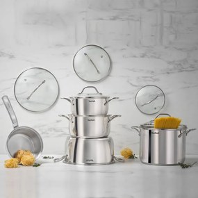 Rozsdamentes acél edény készlet 10 db-os Intuition – Tefal