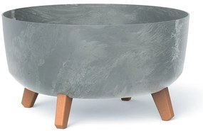 Prosperplast GRACIA LOW kaspó 38 cm beton effect