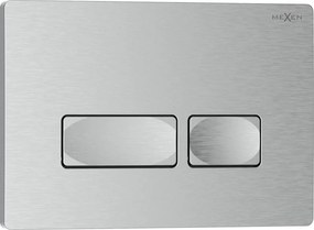 Mexen Tex 04 öblítő gomb, kefélt nikkel - 6104-10