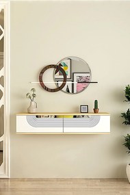 Meyra 120 - Sapphire Oak, White, Silver
