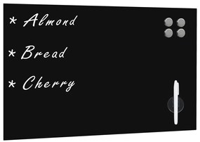 vidaXL falra szerelhető mágneses üvegtábla 50 x 30 cm