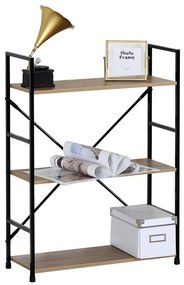 Könyvespolc Tölgy Színben GD-223