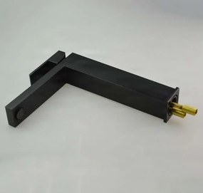Szabadon álló EYN BC1320 fürdőszobai csaptelep, matt fekete, alacsony és magas kivitelben — 310 mm