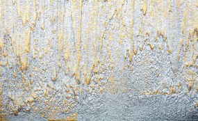 Fotótapéta - Arany-ezüst vakolat (152,5x104 cm)