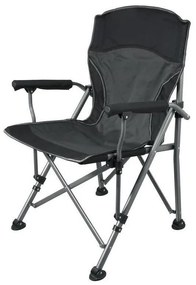 Összecsukható kempingszék fekete