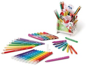 Színezőkészlet, írószertartóval, 50 darabos, MAPED CREATIV (IMAC907037)