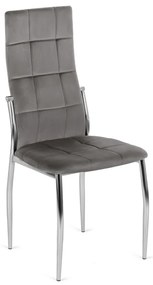 Szürke Bársony Étkezőszék. MOLLY