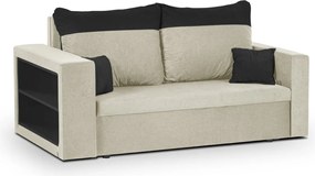 PAVEL Kétszemélyes kinyitható kanapé Krém