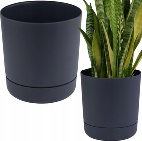 Virágtartó állvány alacsony kerek matt 17cm virágtartó állvány