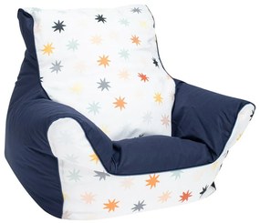 New Baby gyerek fotel golyókkal töltve, kék