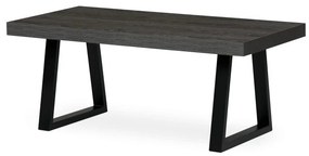 Dohányzóasztal 120 × 60 × 50 cm melamin szürke tölgy CT-R5212 GREY