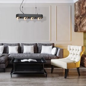 LED Csillár zsinóron PRIMO 4xLED/40W/230V