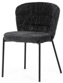 Étkezőszék szürke bouclé szövettel. CT-W1077 GREY2