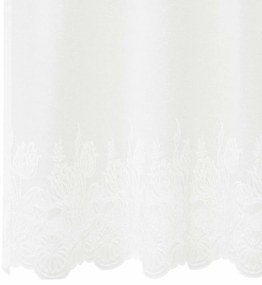 Függönyök függönyökkel Fehér 500x100cm Poliészter