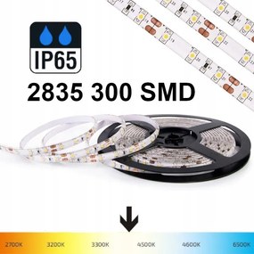 Led Szalag Vízálló IP65 Fehér Semleges 12V