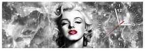 Gario Órás falikép Felvillanyozó Marilyn Monroe - 3 részes Méret: 90 x 70 cm