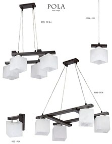 Jupiter 1099 - PO 4 p - Csillár POLA 4xE27/60W/230V wenge