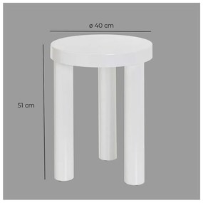 Kerek tárolóasztal ø 40 cm Dórica – Casa Selección