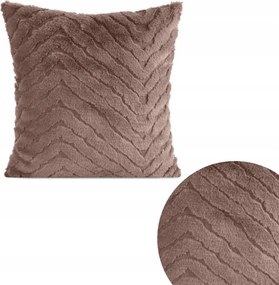 Kate Szőrmés Párnahuzat Sötét Bézs 45x45 cm dekoratív Jancsi párna