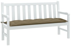 melange tópszínű szövet kerti padpárna 150 x 50 x 7 cm