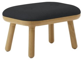 Antracitszürke-natúr színű ülőke Paff Low – UMAGE