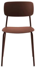Terrakotta színű étkezőszék szett 2 db-os Kirkland – Unique Furniture