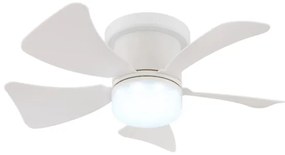Globo 03609W - HINES dimmelhető LED mennyezeti ventilátor LED/10W/230V + távirányító fehér
