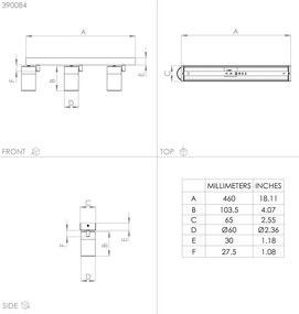 Eglo 390084 - LED Spotlámpa CUMARIBO 3xGU10/4,5W/230V 3000K