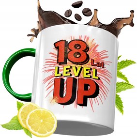 Zöld Bögre 18 18STE 18. Születésnapra Ajándék fényképes nyomtatással