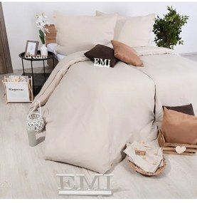 EMI Natúr barna lenvászon ágyneműhuzat, A standard egyszemélyes ágy szett tartalma: 1x 140x200 + 1x 70x90