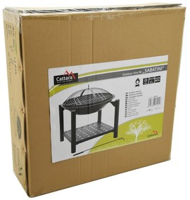 Cattara 13015 Tűzrakóhely grillrácsos Sabatini, 54x 55 x 54 cm