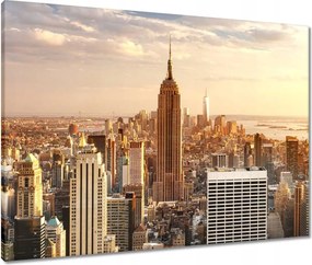 Vászonkép 80x60 New York felülnézet