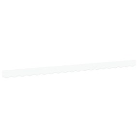 Napellenző Valance 4.5 m Kerethez Fehér 4.3x0.2 m