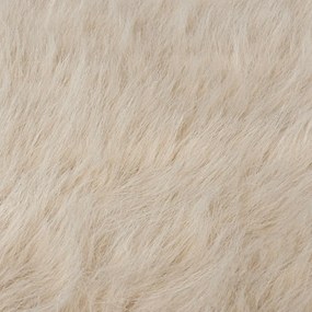 Krémszínű szintetikus szőrme szőnyeg 80x150 cm Waffle Faux Fur – Flair Rugs