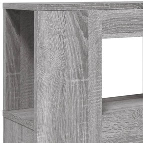 szürke sonoma szerelt fa LED-es fejtámla 220 x 18,5 x 103,5 cm